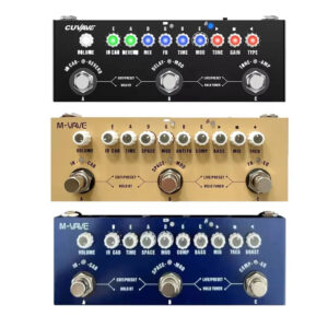 M-vave Cube BABY Multi Effects Pedal for Electric Guitar/Bass/Acoustic Guitar 8 IR Cabinets Simulation M-vave Rechargeable Pedal