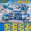 8956476faf9b4c05 700PCS City Patrol Police Department Car Building Blocks Vehicle Trucks Inspired Action Figures Brick Toys for Kids