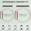 Marge Plus for Apple Watch Band Series Ultra 8 7 6 5 4 3 2 1 SE 38mm 40mm 41mm 42mm 44mm 45mm 49mm Women and Men, Stainless Steel Mesh Loop Magnetic Clasp Replacement for iWatch Bands