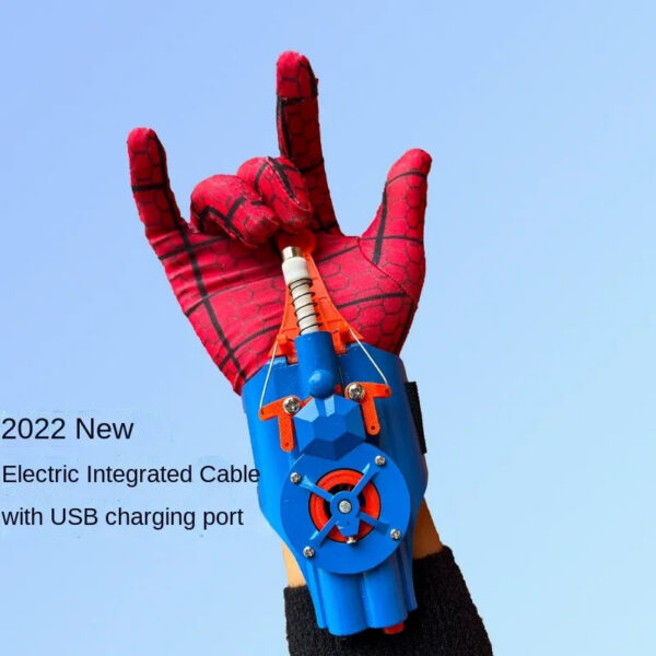 895be2521360bfb1 Spiderman Web Shooters Spider Man Wrist Launcher Upgraded Version Peter Parker Cosplay Gadgets Set Toys for Children Gift Kids