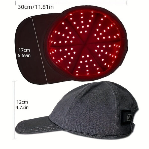 895f417903bac0a8 NEW 96Pcs Infrared Leds 660nm&850nm Red Light Therapy Growth Cap for Regrowth Anti Loss Relax Scalp Hair Care Hat