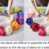 Hydrangea Silk Flower White 10 Heads Artificial Hydrangea Silk Flowers Head for Wedding Centerpieces Bouquets DIY Floral Decor Home Decoration with Long Stems - White