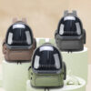 Pet Backpack Astronaut Transparent Carrying Bag For Cat puppy Breathable kitten Outdoor Bags Space Capsule Cats Package