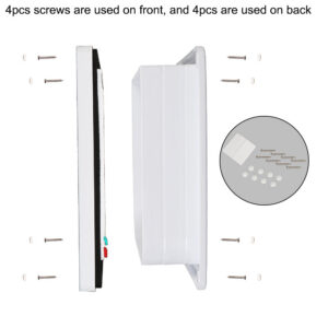 Puppy Safety Gate Small Pet Supplies With 4 Way Lock Security ABS Plastic Flap Door For Dog Cat Kitten