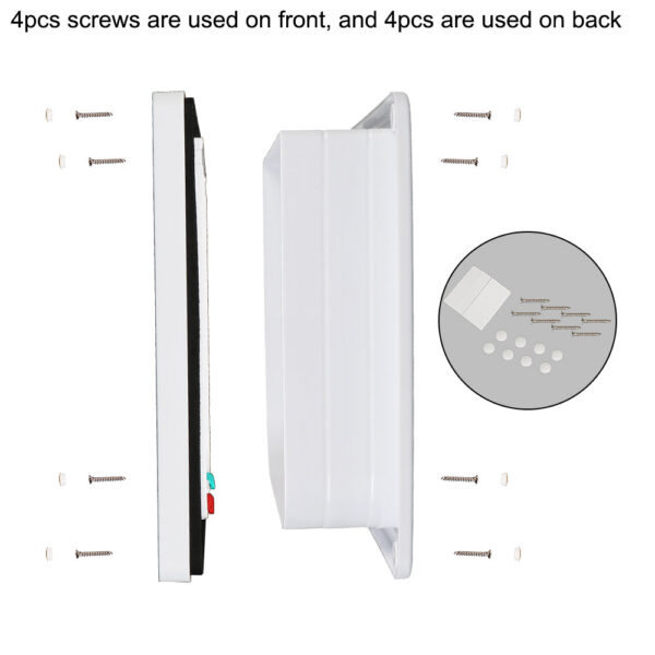 Puppy Safety Gate Small Pet Supplies With 4 Way Lock Security ABS Plastic Flap Door For Dog Cat Kitten