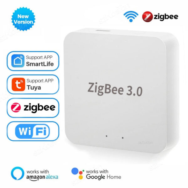 898c55bc8af9af28 Tuya Zigbee 3.0 Gateway Hub Smart Home Wireless Bridge Smart Life APP Remote Control Automation Device Works with Alexa Google