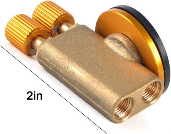 Camping Nozzle Bottle Convert Adapter Connector Stove Connector for Camping Gas Butane Canister to Screw Gas Cartridge Gas Canisters for Camping Stove （Long Tube)