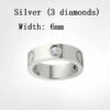 89ae47ec307de931 Designer Rings Women Love Gold for Men Diamond Moissanite Sterling Ring Sier Jewelry Screw Couple G34a#