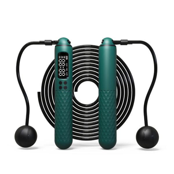 New Rechargeable USB Electronic Technology Jump Rope Wire Rope Adjustable Jump Rope Trainer Digital Wireless Calorie Counter