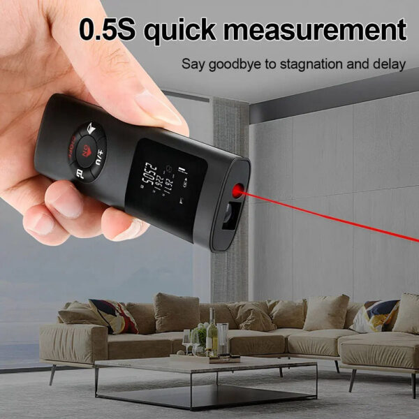 Mini Distance Meter 40M 60M Measure Infrared Rangefinder USB Rechargeable Portable Handheld Laser Range Finder Tape