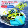89b3f3f3295ab5fe 4DRC Mini Drone Altitude Hold Headless Mode 3 in 1 Sea Land Air Flight 2.4G Remote Control Quadcopter Boat RC Helicopter Toys
