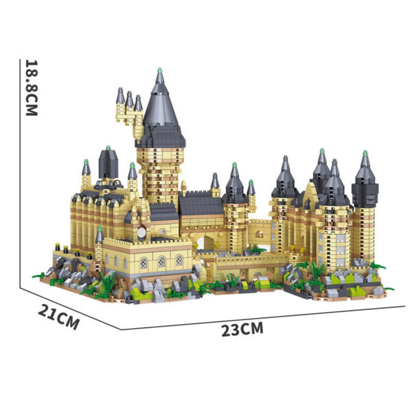 89bea767148ced22 Micro Building Blocks Hogwarts School Potter Castle Bricks Toys for Boys Girls Kids Adult Christmas Gifts DIY Toy 3000+Pcs
