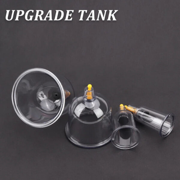 89bf40b2753b73a6 32 Pieces Professional Vacuum Acupuncture Cupping Massager Therapy Cans Vacuum Cupping Care Anti-Cellulite Suction Cups For Body