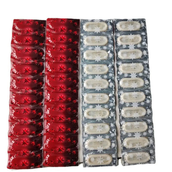 50pcs Hyaluronic Acid Condom Natural Latex Lubrication Ultra Thin Delay Sex Penis Sleeves Contraception Supplies Adults Sex Toy