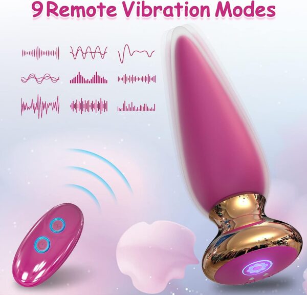 Heseks Wireless Remote Sex Toy For Men Women Anal Plug Male Prostate Massage Vagina G Spot Dildo Vibrator Anus