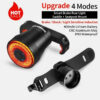 8a10a511c03a6c47 ROCKBROS Bicycle Smart Auto Brake Sensing Light IPx6 Waterproof LED Charging Cycling Taillight Bike Rear Light Accessories Q5