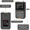 GTMEDIA V8 Finder2+Bag Satellite Finder Meter DVB-S/S2/S2X 1080P 3.5 Inch High Definition TFT LCD Screen H.264 vs WS-6933