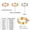 Screw love woman Classic designer jewelry rings for couples Titanium Steel diamond ring Gold Sier Rose Never fade Not allergic 4/5/6mm