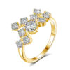 Szjinao Certified Total Is 1.5ct Full Moissanite Ring Woman With Many Stones Sier Infinity Trend Jewelry For Engagement New In