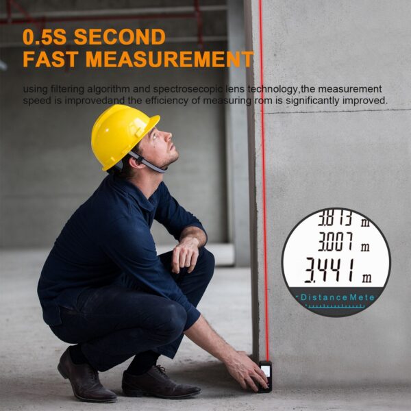 8a55c36f761d1b96 Mileseey X5 Laser Distance Meter Roulette Digital Tape Rangefinder Level Bubble Trena Metro Range Finder Measuring Tools