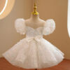 8a55cc3c43417f46 Children Evening Dresses for Girls 3 12 14 Years Kids Birthday Party 2023 Fluffy Ball Gown Wedding Prom Formal Lace Dress