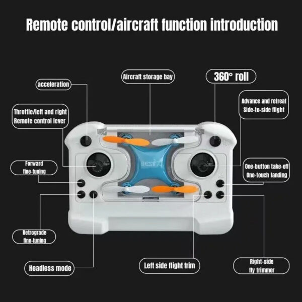 8a5a121e32ae376c Drone Mini Remote Control New Children's Toy Micro Aircraft Fixed Height Quadcopter