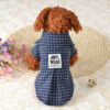 8a70e84d03f5dc5f Classic Plaid T-Shirt Summer Shirt Vest Casual Tops Puppy Outfits Yorkshire Dog Clothes Pet Clothing For Small Dogs