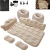 8a8d424f613ca095 Vextone Inflatable Air Mattress Rear Back Seat Car Bed - PVC Thickened Travel Camping Air Mattress for SUV Cars, Gray Sleeping Car Mattress - Universal Fit, with Pillows, Piers, Repair Pad
