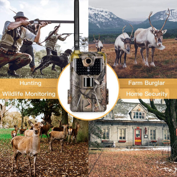 20MP 1080P Wildlife Trail Camera Photo Trap Night Vision 2G GSM SMS MMS P Cellular Hunting Cameras HC900M Surveillance