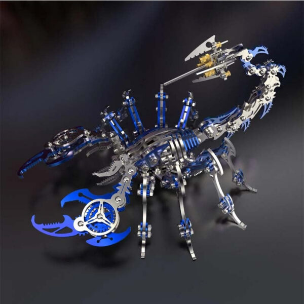 8aa4b581bfd73c96 Colorful 3D Metal Scorpion King Toy Assembly Decoration nical Puzzle Diy Adult Children Birthday Gift
