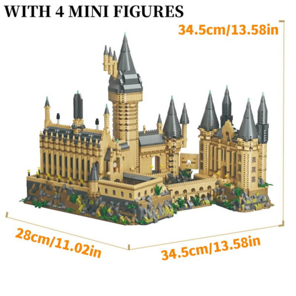 8aab369e4e2a785a Micro Bricks City Creative Medieval Magic Castle Series School Architecture Palace Model Building Blocks Gifts Kid Assembly Toys