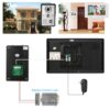 8aad18dfca7adda8 7 inch Wired Video Doorbell Indoor Monitor IR-CUT Outdoor Camera Visual Intercom Two-way Audio Remote Unlock Video Door Phone