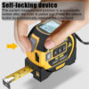 8ab6f867dd6cd31b 3 in 1 Laser Rangefinder 5M Tape Measure Ruler LCD Display with Backlight Distance Meter Building Measurement Device