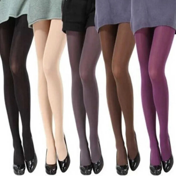 8ab8d04e06c034b7 Spring and autumn candy color 120d womens medium thick anti hook silk veet pantyhose White Dance backing stockings