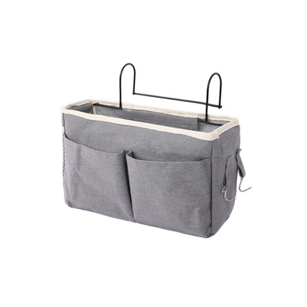 8ac04ee752569f61 Dormitory Hanging Bedside Basket Bedroom Bed Storage Rack