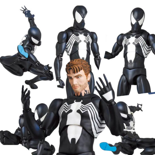 CT Legendso Spiderman 2099 Black Symbiote Tobey Action Figures Shf Venom The Amazing Spider-Man Anime Doll Model Kids Toys