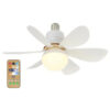 8aea3a47063e1310 LED 40W ceiling fan light E27 with remote control for dimming, suitable for living room, study, household use, 85-265V