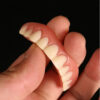 8aeac22bceeb90c8 New False Silicone Upper & Lower Perfect Laugh Veneers Dentures Paste Fake Braces Comfortable Teeth