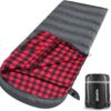 8aeac8fca32c8074 Poepore XXL Schlafsack Outdoor für Erwachsene 3–4 Jahreszeiten Flanell Schlafsäcke Camping Winter Deckenschlafsack mit Aufbewahrungstasche Wasserdichter und Warmer 230 x 90CM
