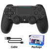 DATA FROG Bluetooth-Compatible Game Controller for PS4/Slim/Pro Wireless Gamepad PC Dual Vibration Joystick For IOS/Android