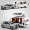 1/32 Rolls Royce Culan RV Alloy Diecast Off-road Vehicle Toy With Sound and Light Camping Car Model For Boys Gifts