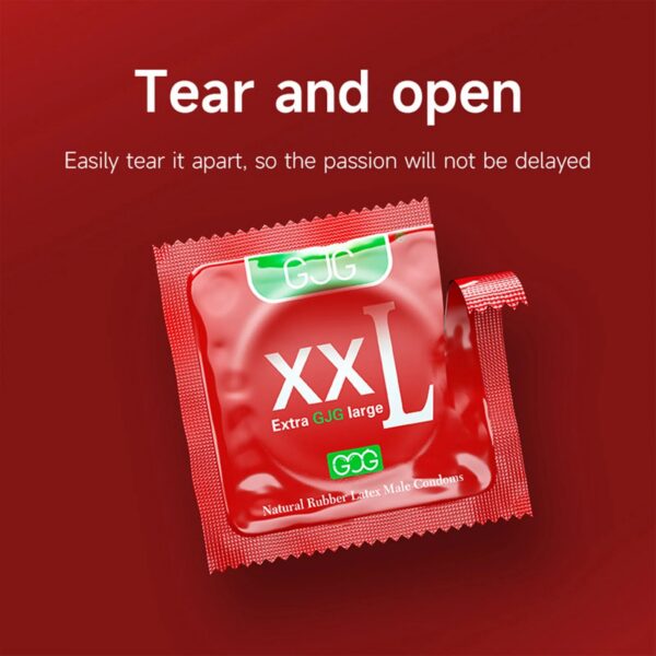 8b19aa40731028cb 10PCS Large Size Ultra-Sensitive Condoms 65MM Ultrathin Extra Lubrication Large XXL Sex Toys Penis Sleeves for Men Passionate