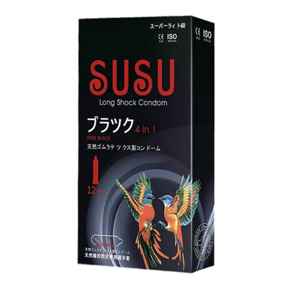 12pcs Large Pellet Condom Wolf's Teeth Barbed  Male Granular Stimulation Women Contraception Penis Sleeves Sex Products Adult