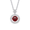 BIJOX STORY 1 CT Moissanite Pendant For Women Simulated Diamond Necklace S Sterling Sier Jewelry Girl Valentine's Day Gift