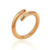 8b4a7a92549c118f Love rings for women diamond designer ring finger nail jewelry fashion classic titanium steel band gold sier rose color Size 5-10