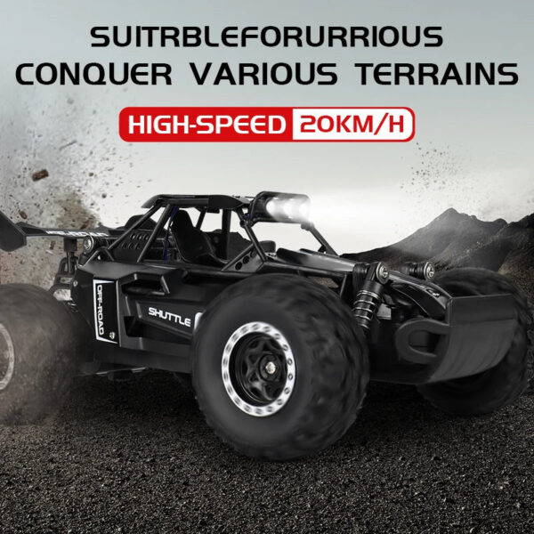 2024 New RC Car 1:16 2.4Gh Model With LED Lights 2WD Off-road Remote Control Climbing Vehicle Outdoor Cars Drift Toys Boys Gifts