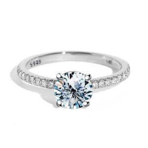 8b580fc1474f879e DW Sparkling 1-5ct Big Moissanite Diamond Rings for Women Solitaire Genuine Sterling Sier Designer Wedding Jewelry