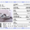 8b5b4fc8f9ec5699 Allergy Free 100% Real Sterling Sier Rings Women Round 1 Carat Zirconia Diamant Engagement Wedding Band Fine Jewelry