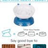 Y YHY Slow Feeder, Elevated Food Bowl Tilted Design for Dog and Cat for Dry and Wet Food