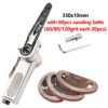 8b5e85e898a79656 SIFANG-Pneumatic Air Belt Sander, 3 Sanding Belts Set, Air Compressor, Grinding, Polishing, Pneumatic Tool